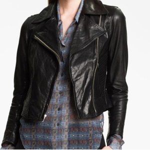 FLASH SALE $1300 Theyskens' Theory Javda Norinto Goatskin Leather Jacket - L